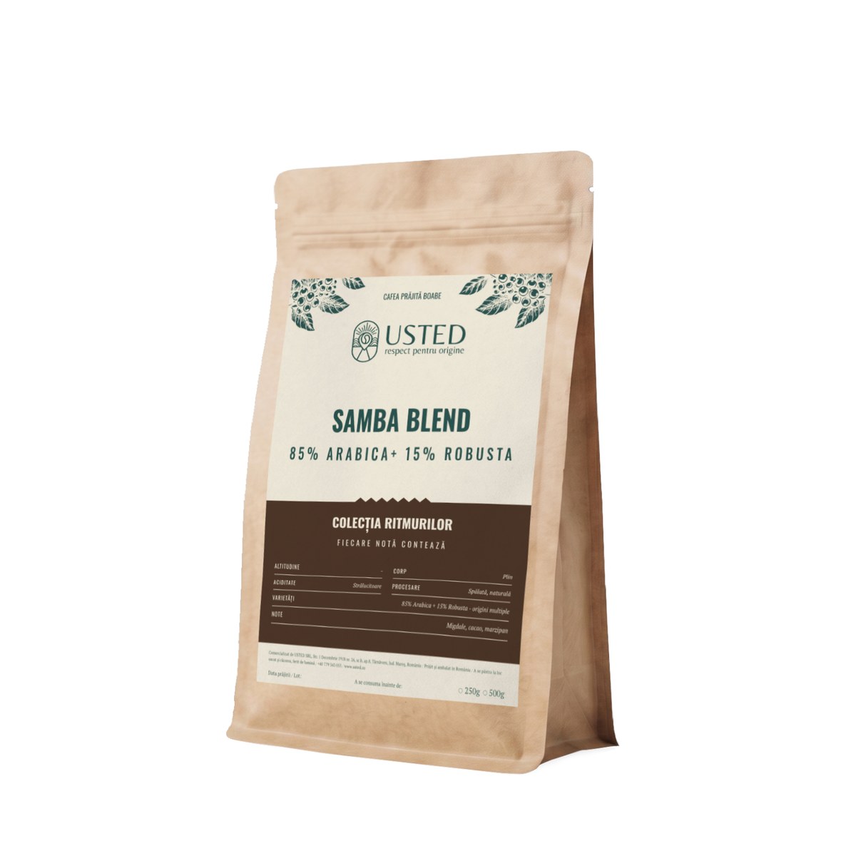 Samba Blend, laterală